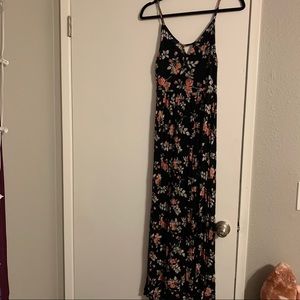 Double split long dress